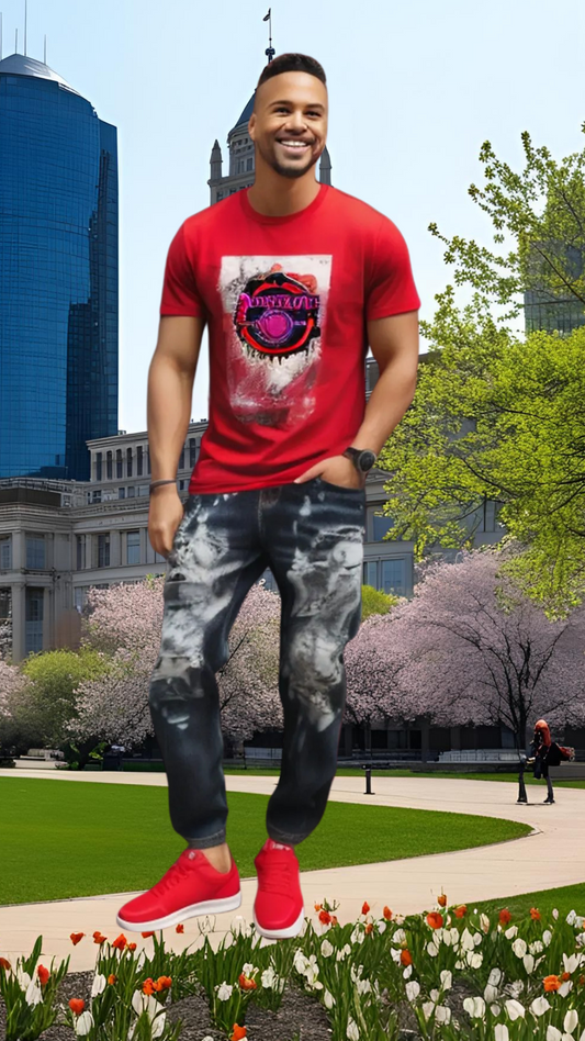 urban TEEN Fashion Ripped Jeans STONE WASHED Pants
