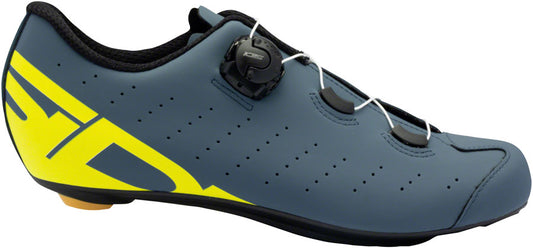 SIDI Fast 2 Road Shoes - Men's Blue/Yellow 41.5