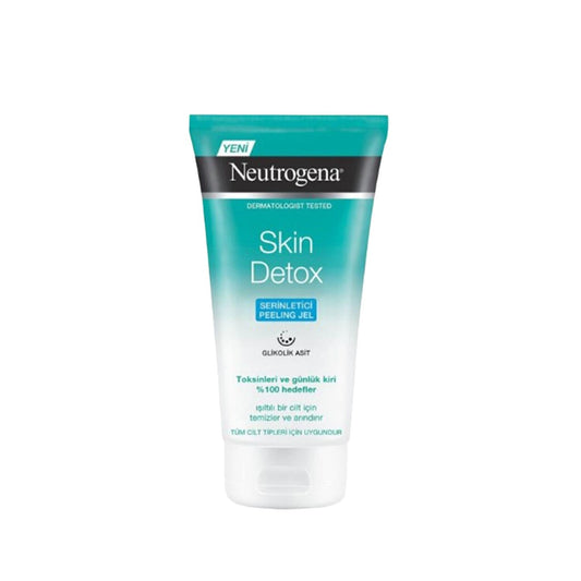 Neutrogena Skin Detox Exfoliating Face Gel - 150ml, Gentle Exfoliation & Detoxifying Skincare for Smoother Skin