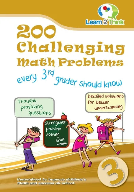 200 Challenging Math Problems every 3rd grader should know - Paperback