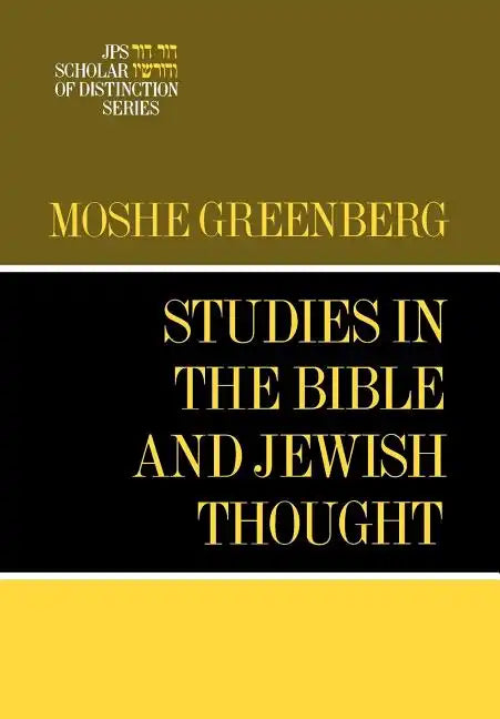 Studies in the Bible and Jewish Thought - Hardcover