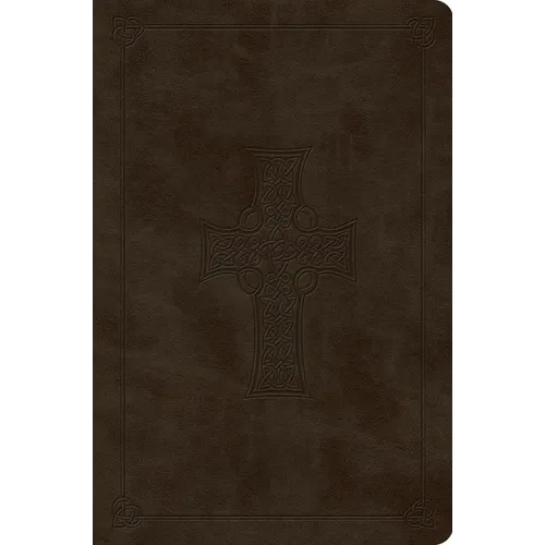 ESV Value Compact Bible (Trutone, Olive, Celtic Cross Design) - Imitation Leather