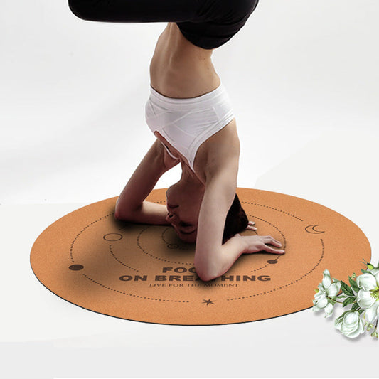 Cork & Natural Rubber Meditation Mat – Non-Slip Eco-Friendly Practice Surface