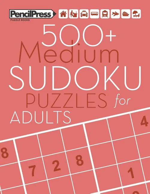 500+ Medium Sudoku Puzzles for Adults: Sudoku Puzzle Books Medium (with answers) - Paperback