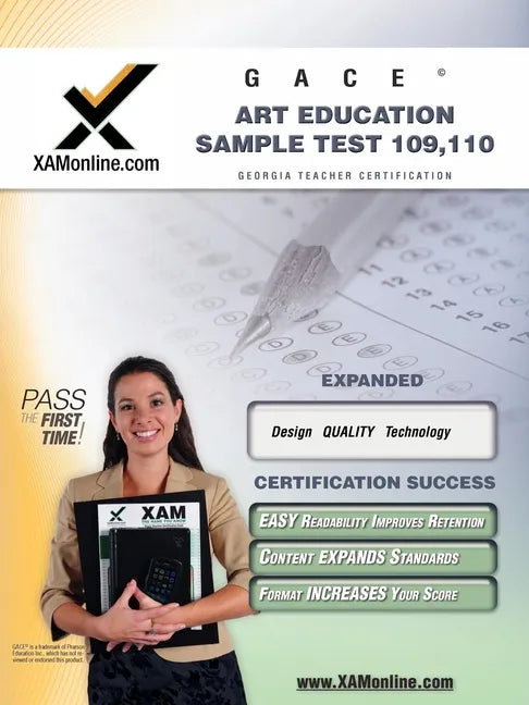 Gace Art Education Sample Test 109, 110 Teacher Certification Test Prep Study Guide - Paperback