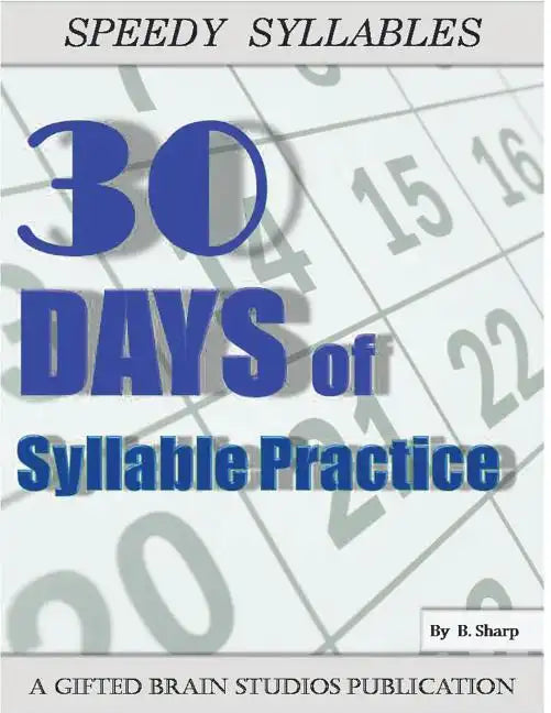Speedy Syllables: Fast & Fun Syllable Practice - Paperback