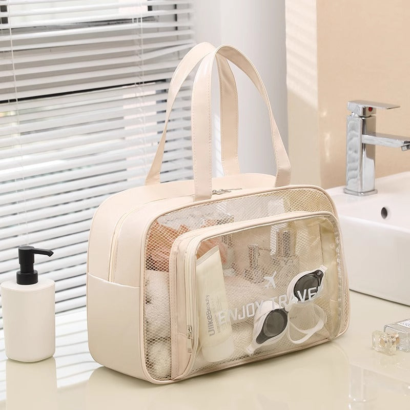 Toiletries bag-pink-shoe warehouse-one pack-opp bag