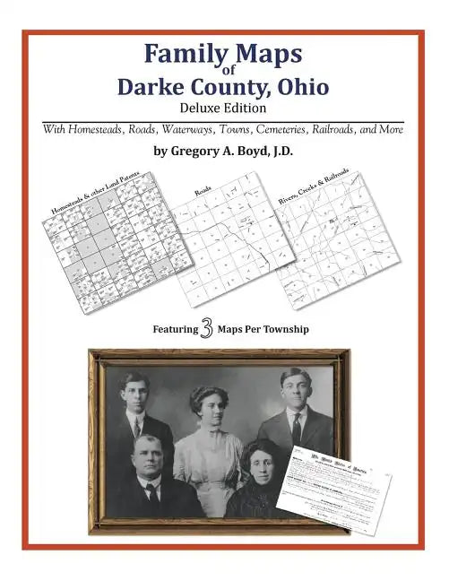 Family Maps of Darke County, Ohio - Paperback