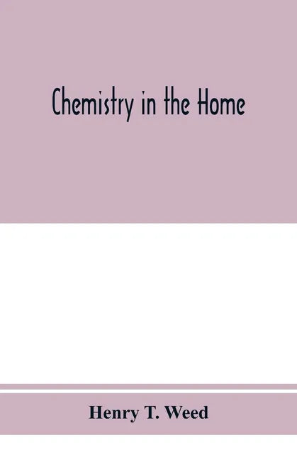 Chemistry in the home - Paperback