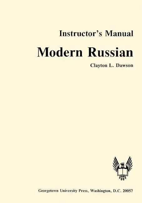 Modern Russian Instructor's Manual - Paperback