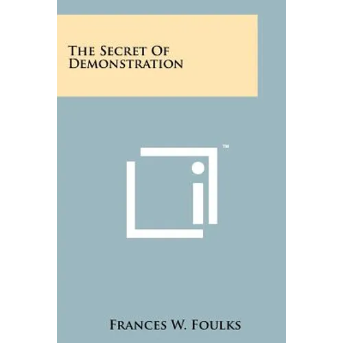 The Secret Of Demonstration - Paperback