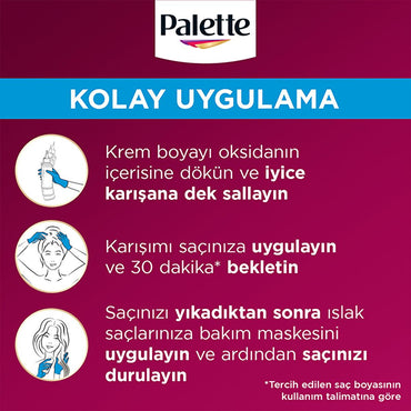 Palette Deluxe Hair Dye - Intense, Long-Lasting Color with Nourishing Properties