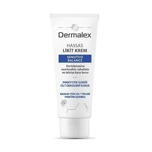 Dermalex Sensitive Balance Moisturizing Face Cream - Dermatologically Tested, Fragrance-Free & Non-Comedogenic for Sensitive Skin