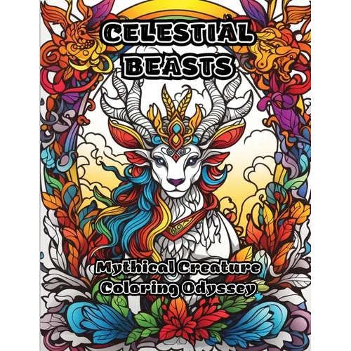 Celestial Beasts: Mythical Creature Coloring Odyssey - Paperback