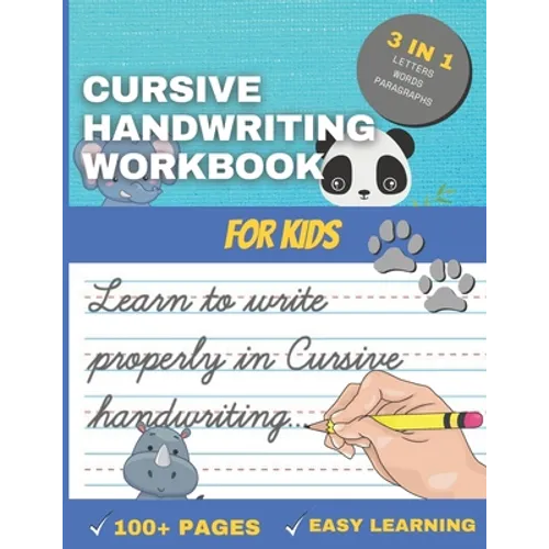 Cursive Handwriting Workbook for Kids: Handwriting Workbook to practice add learning your calligraphy (Cursive) for children and beginners - Paperback