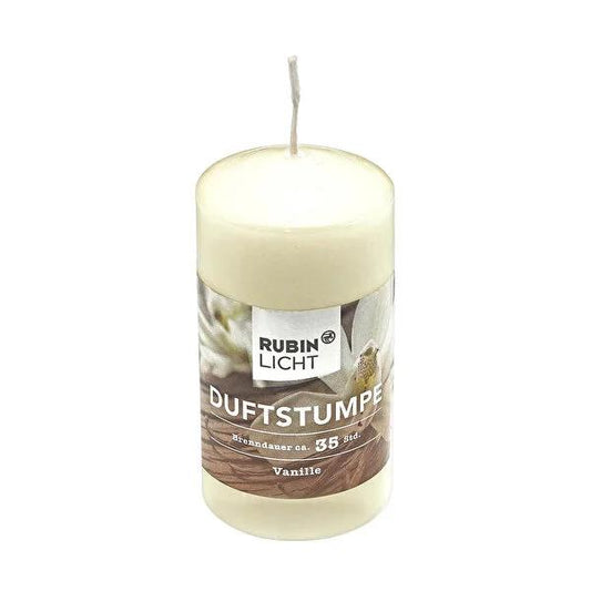 Rubin Licht Bourbon & Vanilla Scented Candle - 4.33 x 2.36 inches, 35 Hours Burn Time, Relaxing Ambiance for Home Decor