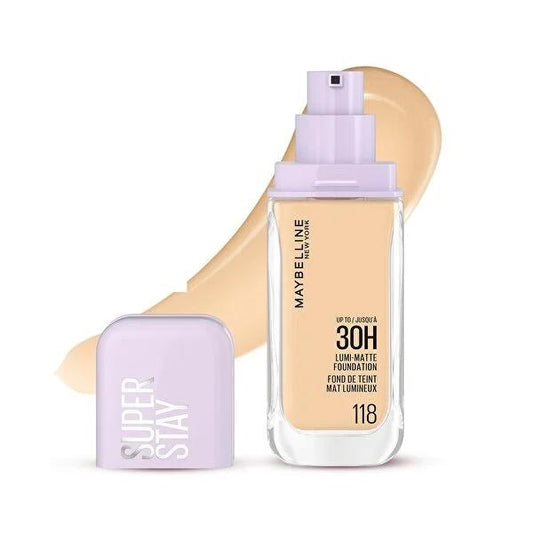 Maybelline Super Stay Lumi Matte Foundation - 30 Hour Long-Lasting, Matte Finish, Lightweight Formula