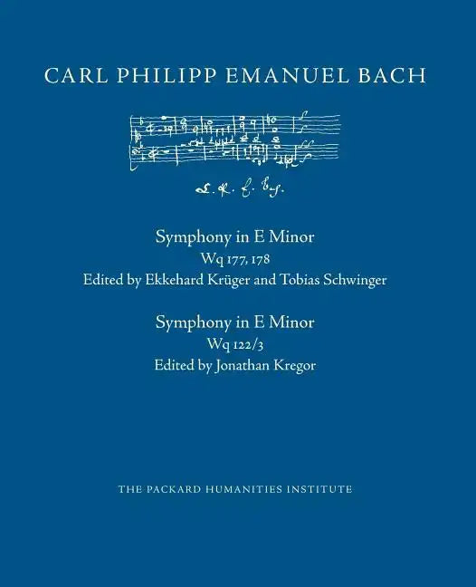 Symphony in E Minor, Wq 177-178 - Paperback