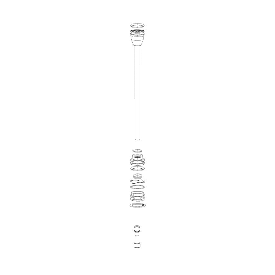 RockShox Solo Air Spring for RVL SA 140 BLK 140mm 11.4018.010.128