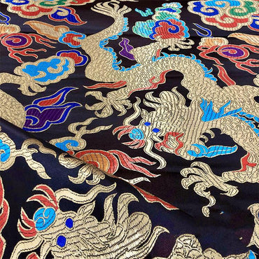 75cm Chinese Style Dragon Cheongsam Brocade Fabric
