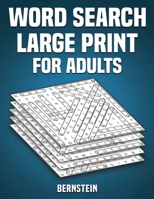 Word Search Large Print for Adults: 200 Word Search Puzzles with Solutions - Large Print (Vol. 1) - Paperback