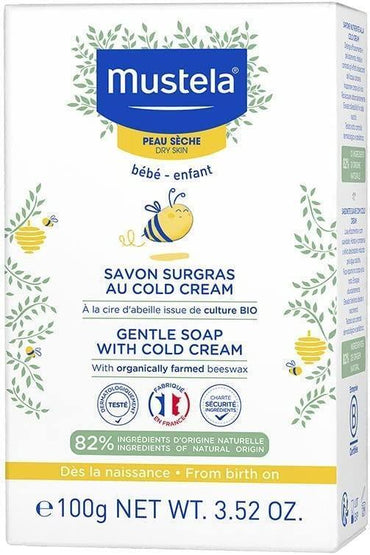 Mustela Cold Cream Soap - Gentle Cleansing Bar | 100g