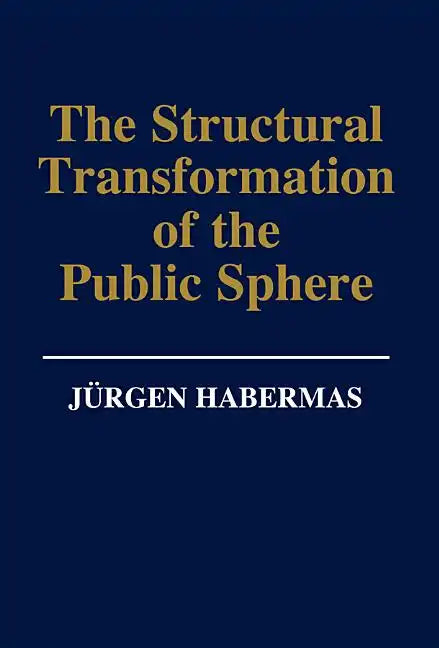 The Structural Transformation of the Public Sphere: An Inquiry Into a Category of Bourgeois Society - Hardcover