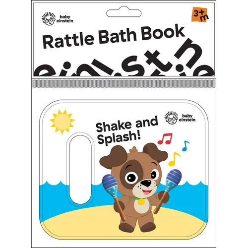 Baby Einstein: Shake and Splash! Rattle Bath Book - Vinyl-bound