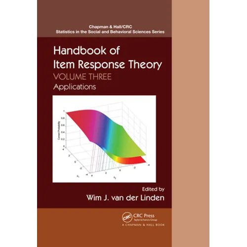 Handbook of Item Response Theory: Volume 3: Applications - Paperback