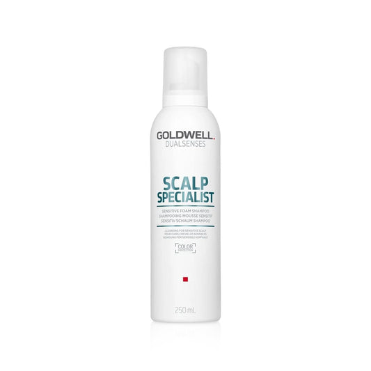 Goldwell Dualsenses Scalp Specialist Sensitive Scalp Shampoo - Gentle Foam Cleanser for Irritated Scalps, 8.45 fl oz
