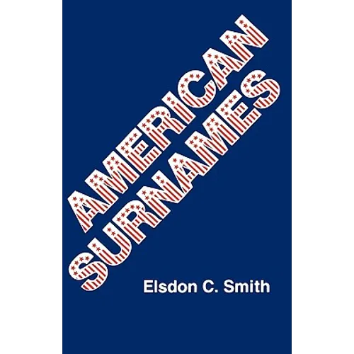 American Surnames - Paperback