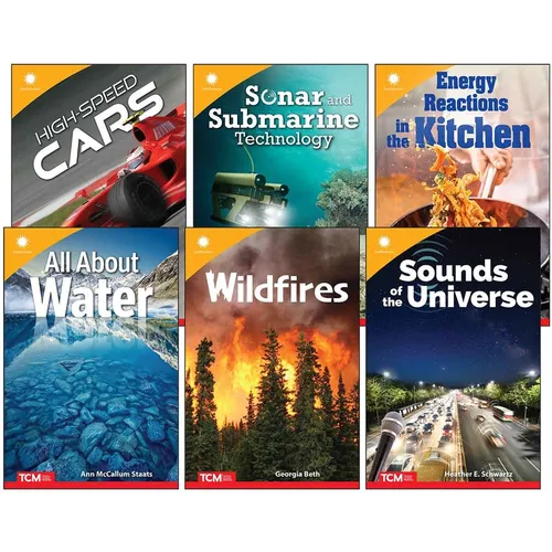Smithsonian Steam Physical Science Informational Text for Middle School 6-Book Set - Hardcover