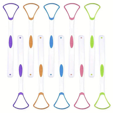 10-Pack: 100% BPA Free Tongue Scrapers