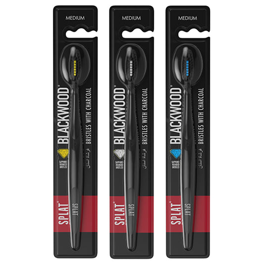 Splat Blackwood Medium Toothbrush - Assorted Colors | Oral Care