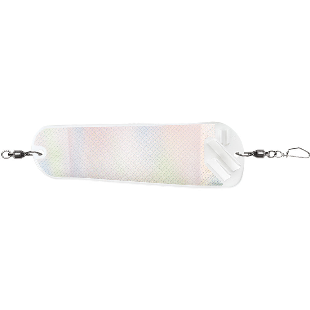 Luhr-Jensen Money Roll Flasher - 8-1/4" - Pearl Blue Skeleton
