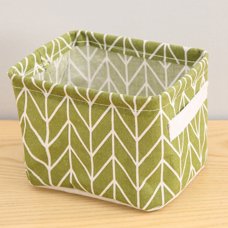 Table top storage basket