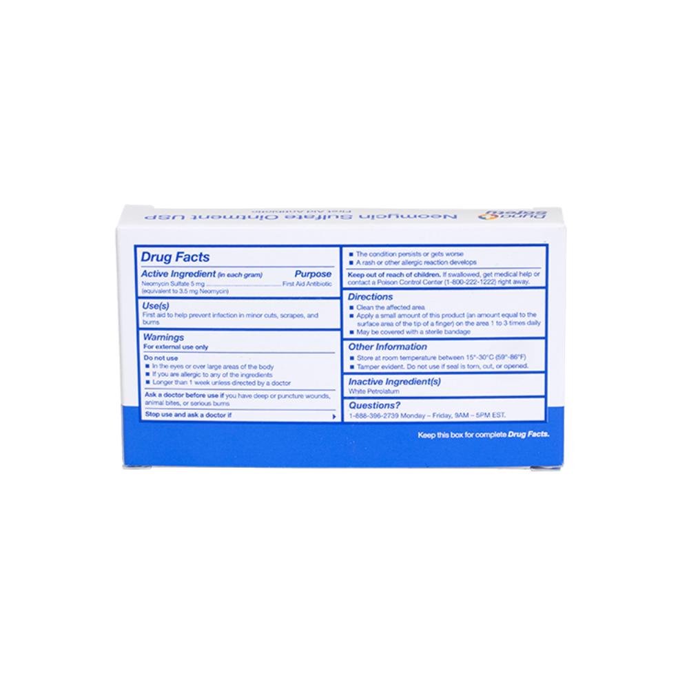 Dynarex Neomycin Sulfate Ointment USP, 0.9g - 10ea/bx, 100bxs/cs (1000 Count)