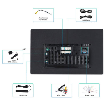 131-inch Android Large Screen Navigation Device With Universal Map APKCarplayreversing Image