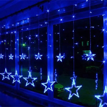 12 Stars 138 LED Curtain String Lights