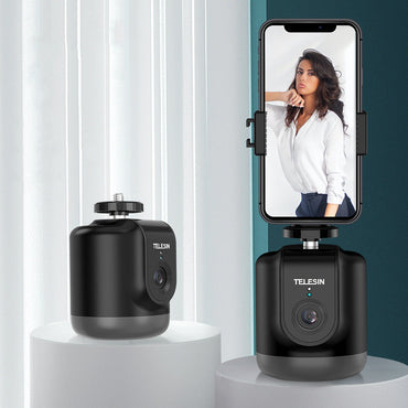 360 Degree Face Tracking Camera with Intelligent Pan and Tilt Functionality for Podcasts and Live Streaming
