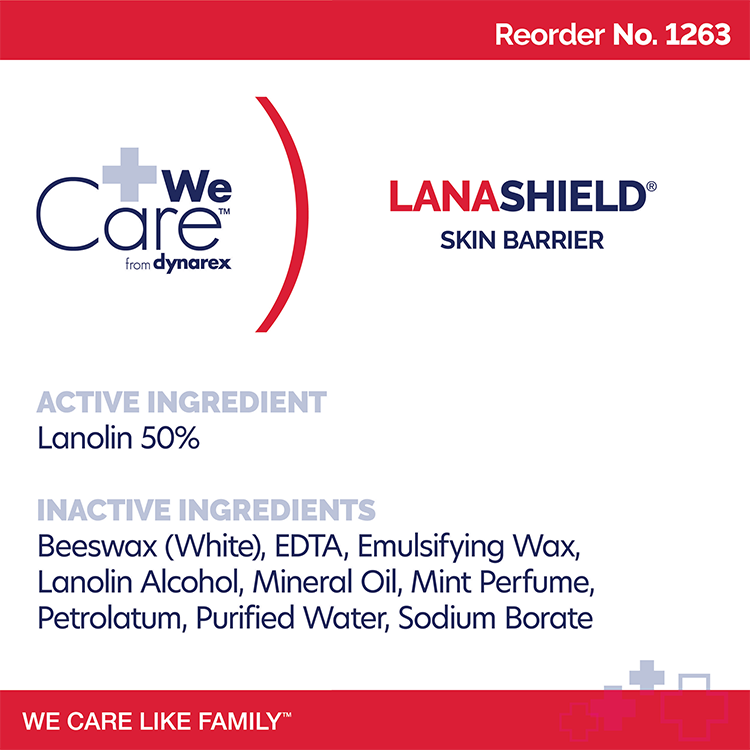 Dynarex LanaShield Skin Protectant Cream (24 Count)