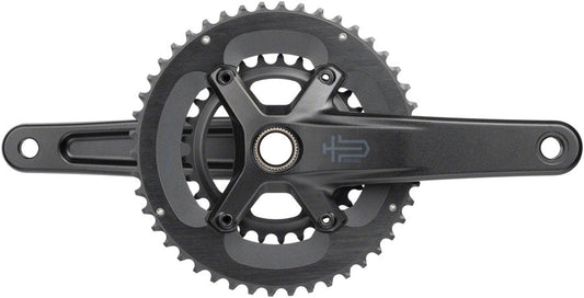 microSHIFT Sword 2x Crankset - 165mm 10-Speed 46/29t 110 Asym BCD 24mm Spindle BLK