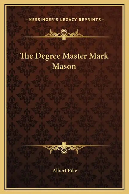 The Degree Master Mark Mason - Hardcover