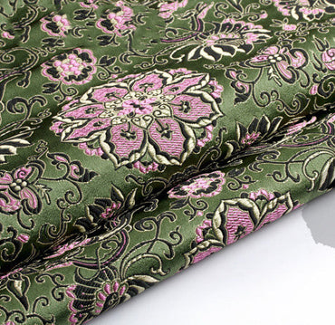 Brocade Fabric, Ancient Chinese Dress, Cos Kimono, Flower Fabric Lotus Series