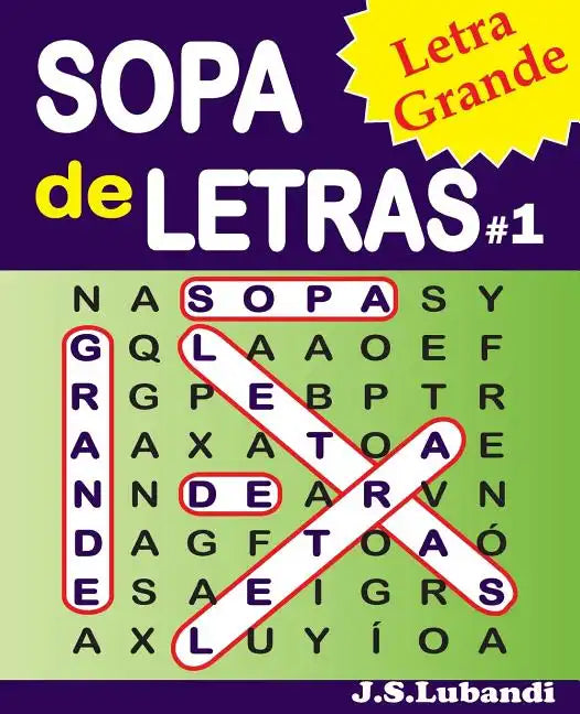 SOPA de LETRAS #1 (Letra Grande) - Paperback