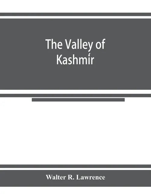 The valley of Kashmír - Paperback