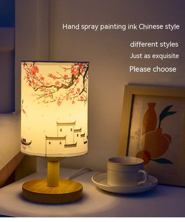 Guo Feng Cozy Table Lamp Bedroom Bedside Chinese Style Decoration