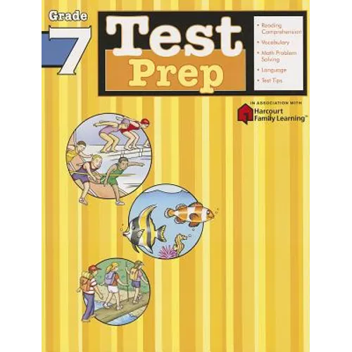 Test Prep: Grade 7 (Flash Kids Harcourt Family Learning) - Paperback