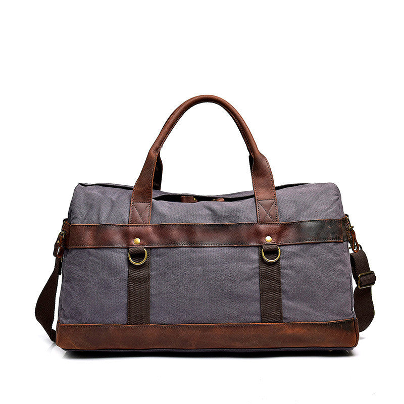 Waterproof oil wax canvas handbag
