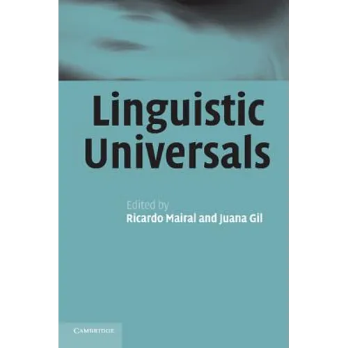 Linguistic Universals - Paperback